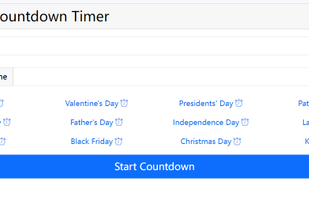 Online Countdown Timer