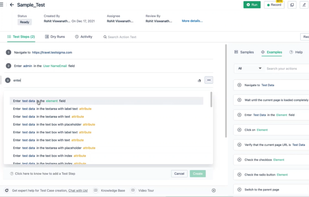 Testsigma screenshot 1
