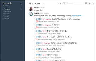 Slack JIRA Integration Bot screenshot 2