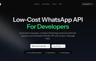 Low-Cost WhatsApp API
For Developers
