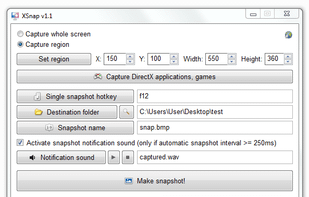 XSnap screenshot 1