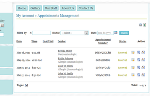 ApPHP Medical Appointment screenshot 1