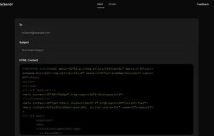 send html emails quickly