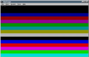 SimCoupe screenshot 1
