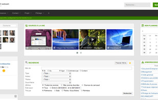 An example of the platform