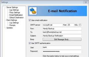 Handy Backup screenshot 1