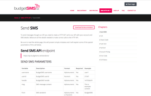 Send SMS http interface. Simple, just call 1 URL and you are done!