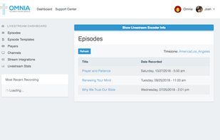Omnia Livestream screenshot 1