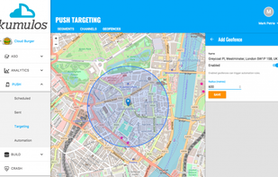 Push Notifications with Geo-fencing 