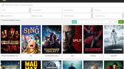 Movies categories page