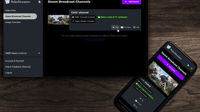The RoboStreamer UI has a DarkMode and runs flawlessly on your Smartphone! You can control all your broadcasts from your pocket.