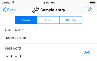 KeePassium screenshot 2