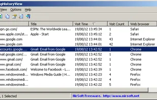BrowsingHistoryView screenshot 1