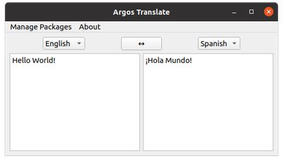 Argos Translate screenshot 1