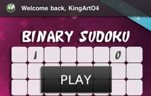 Binary Sudoku Puzzle screenshot 1