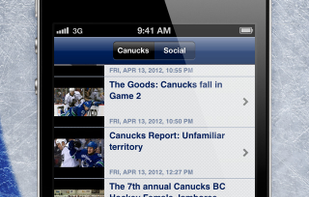 Vancouver Canucks screenshot 1