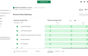 FluentPro Backup interface