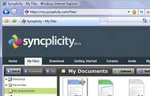 Syncplicity screenshot 1