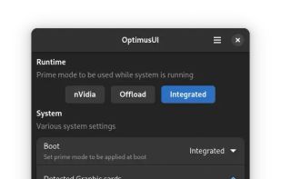 OptimusUI screenshot 1