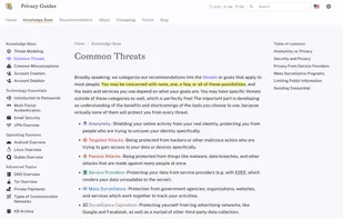 Privacy knowledgebase example