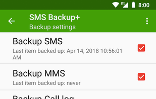 SMS Backup+ screenshot 1