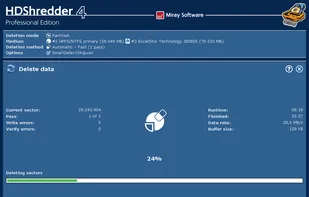 HDShredder screenshot 3