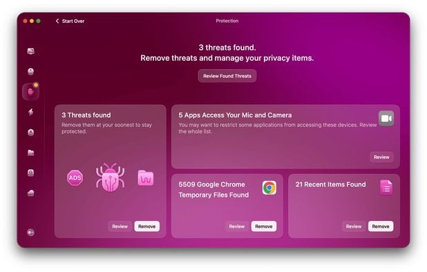 CleanMyMac screenshot 1
