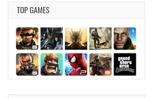 Home page - Top & Featured apps