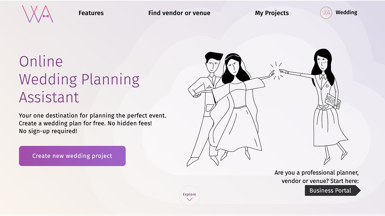 Wedding on sale planner online