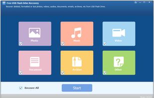 Amazing Free USB Flash Drive Recovery screenshot 1