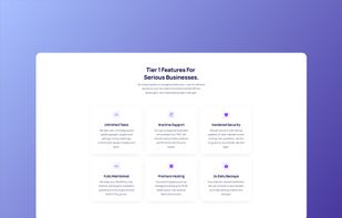 Top Tier Features