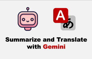 Summarize and Translate with Gemini screenshot 1