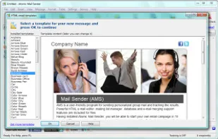 You can use ready-made templates to create newsletters.