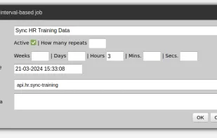 Schedule API integrations.