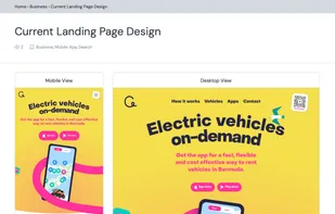 Landing Page Design screenshot 1