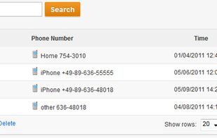 Contact logs