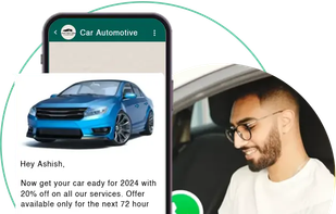 whatsapp api for automotive