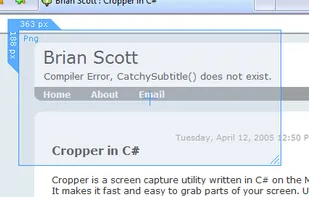 Cropper screenshot 1