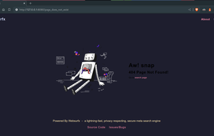 Websurfx screenshot 2
