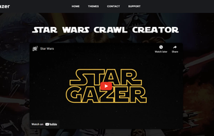 Star Wars Crawl Creator