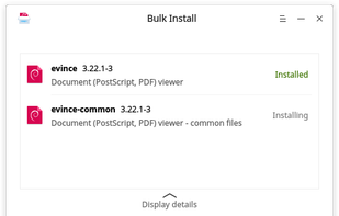 Deepin Package Installer screenshot 1
