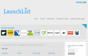 LaunchList.co screenshot 1