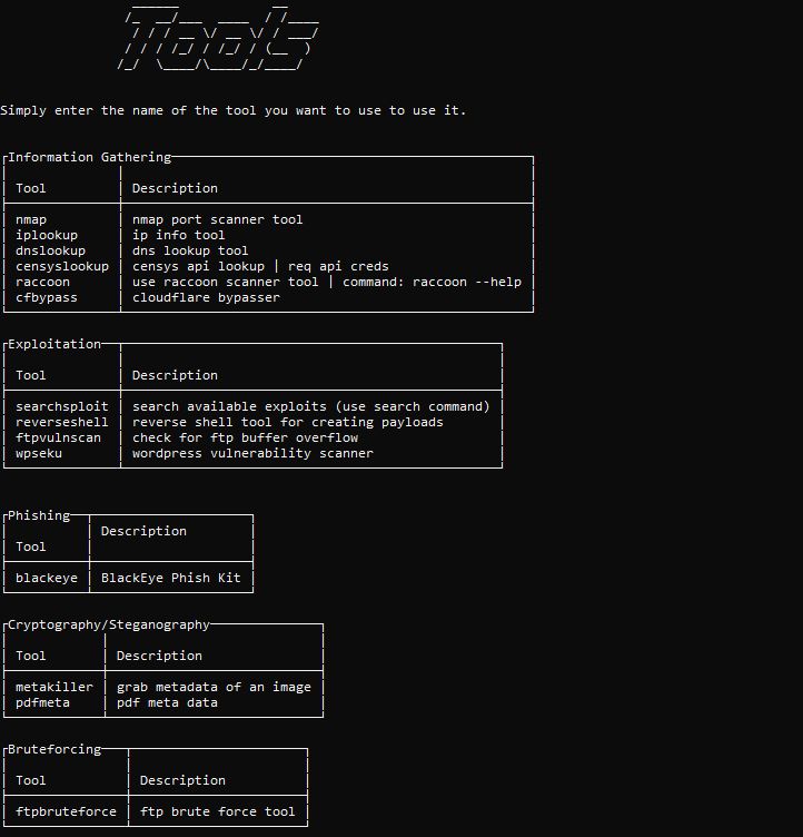 BabySploit: Beginner Pentesting Toolkit/Framework Written in Python ...