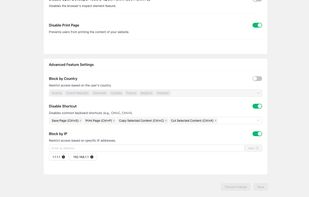 In-app interface 1 
