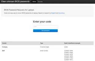 PWGen for BIOS screenshot 1