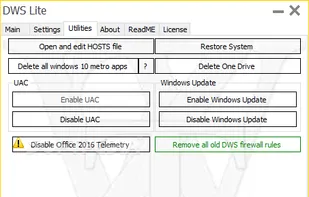 Destroy Windows Spying screenshot 1