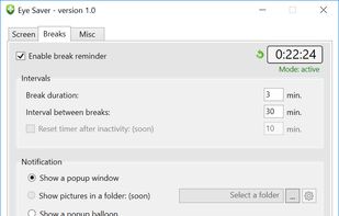 Eye Saver screenshot 1
