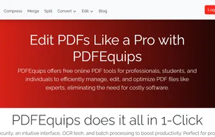 landing page screenshot