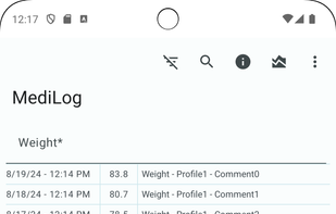 MediLog screenshot 1