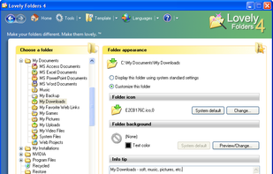 Lovely Folders screenshot 1